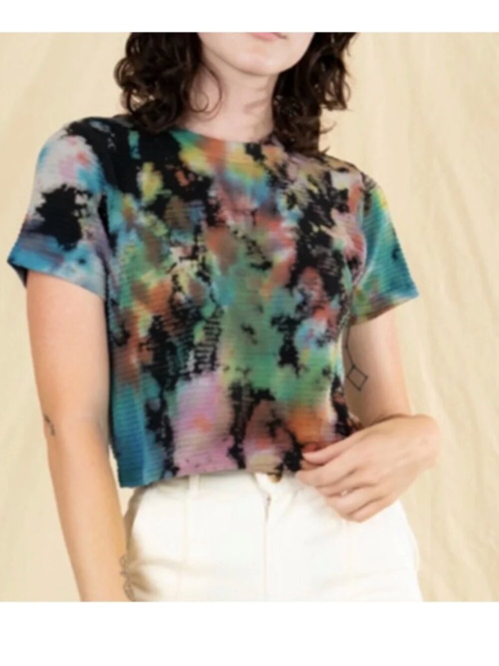Big Bud Press Rainbow Magic Tie Dye Waffle Shirt